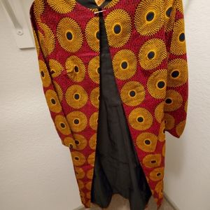 Custom Made African Print Kimono